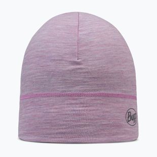 Zimní čepice BUFF Lightweight Merino Wool solid pansy