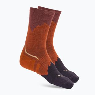 Ponožky BUFF Merino Lightweight Crew LWC3 zázvorové barvy