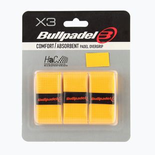 Omotávky na padelové rakety Bullpadel GB-1201 Comfort Absorbent 3 pcs. yellow