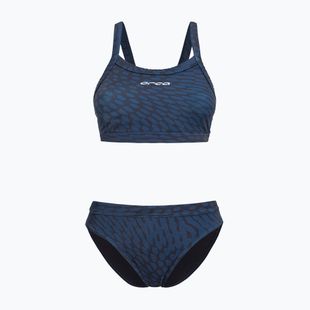 Dámské dvoudílné plavky Orca Core Bikini deep blue print