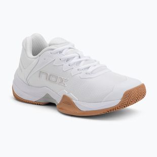 Padelové boty NOX ML10 Hexa white/gum rubber