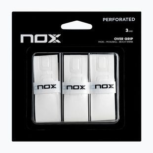Omotávky na padel NOX Pro Overgrip 3 pcs. white