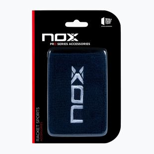 Zápěstní potítka NOX Wristband with Logo 2 szt. blue/white