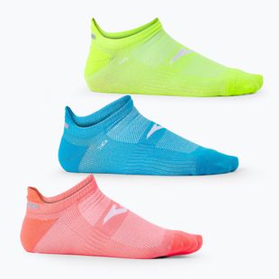 Ponožky Joma Running Night ponožky 3 páry fulor coral/fluor yellow