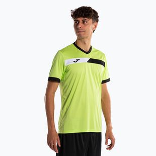 Pánské fotbalové tričko  Joma Court lime/black