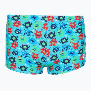 Dětské plavecké boxerky RAS Monsters Trunks turquoise