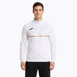 Pánská běžecká mikina Joma Record III Full Zip white