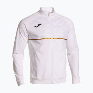 Pánská běžecká mikina Joma Record III Full Zip white