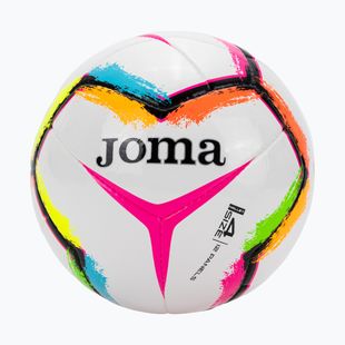 Fotbalový míč Joma Halley II white/fluor pink velikost 4