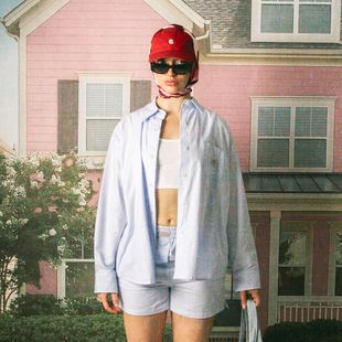 Dámská košile Kaotiko Stripes Dark People blue / white