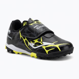 Dětské fotbalové boty Joma Super Copa Jr TF black / fluor yellow