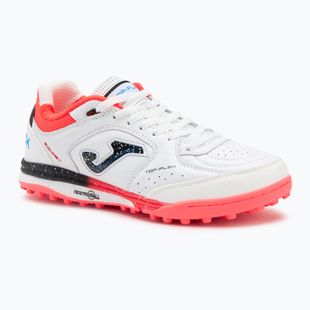 Pánské fotbalové boty Joma Top Flex Rebound TF white / fluor coral