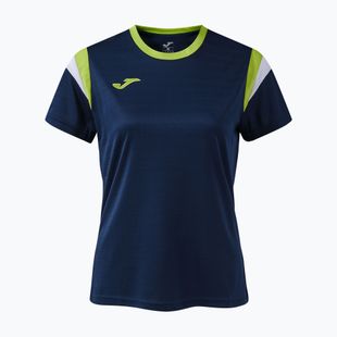 Dámské tenisové tričko Joma Terra dark navy/lime