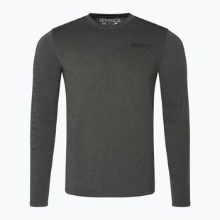 Pánské tričko longsleeve Hurley H2O-Dri Easton black heather