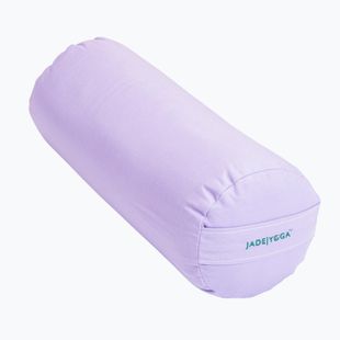 Jógový válec JadeYoga Organic Cotton Round Bolster lavender