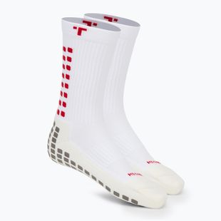 Fotbalové štulpny TRUsox Mid-Calf Cushion 3.0 Limited Edition white/red