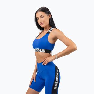 Sportovní podprsenka NEBBIA Iconic blue