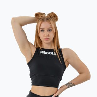 Dámský tréninkový top NEBBIA Gym Therapy Cropped black