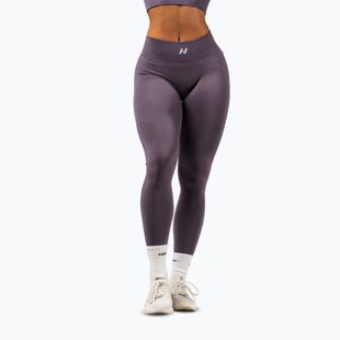 Dámské tréninkové legíny NEBBIA Flow Seamless Maximum Push-Up dark grey