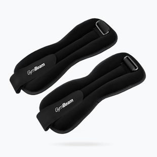 Závaží na zápěstí a kotníky GymBeam 2 x 2 kg black