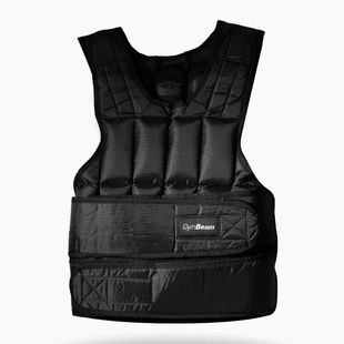 Zátěžová tréninková vesta GymBeam Weighted Vest 15 kg black