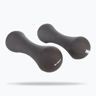 Činky GymBeam Neoprene Dumbbells 2 x 3 kg dark grey