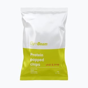 Proteinové chipsy GymBeam Protein Popped 40 g Chili/Lime