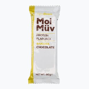Proteinová tyčinka GymBeam MoiMüv Flapjack 90 g banana/chocolate