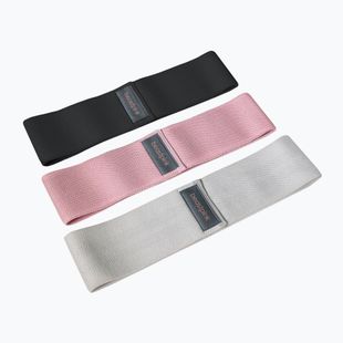 Sada odporových gum GymBeam Booty Band - Beast Pink black/grey/pink