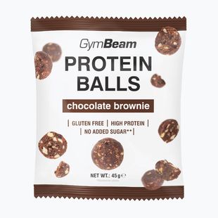 Proteinové kuličky GymBeam Protein Balls 45 g chocolate brownie