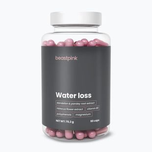 Doplněk stravy GymBeam Water Loss - BeastPink 90 kapsułek