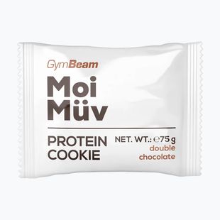 Proteinová sušenka GymBeam MoiMüv 75 g double chocolate