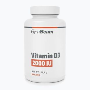 Vitamín D GymBeam Vitamin D3 2000 IU 60 kapslí