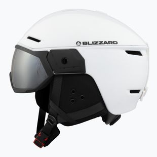 Lyžařská helma Blizzard Edge Visor W2W white/mirror smoke