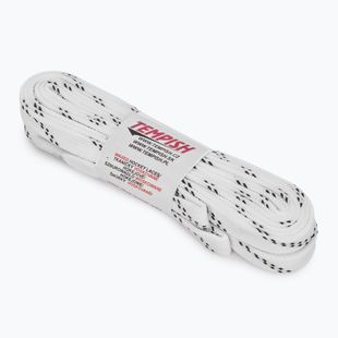 Tkaničky do bruslí Tempish Hockey Waxed white