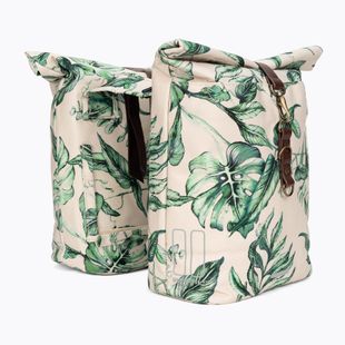 Basil Ever-Green Dvojitá taška na nosič jízdního kola zelená B-18082