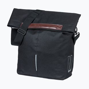 Cyklistická taška na nosič Basil City Shopper MIK Hooks 16 l black