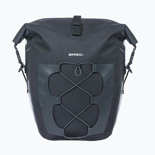 Cyklistická brašna Basil Navigator Waterproof Single Bag MIK Hooks 25-31 l black