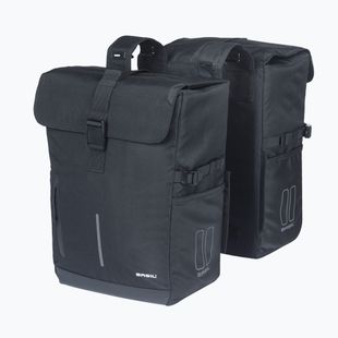 Brašna na kolo Basil Move Double Bag 30 l black