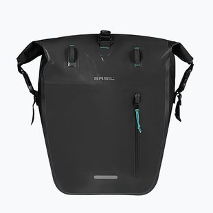 Cyklistická brašna Basil Rivo L Single Bag MIK Hooks 31 l black