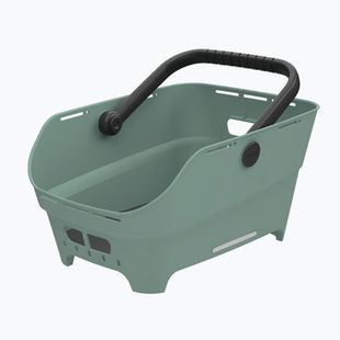 Zadanie: přídavný zadní košík na kolo Basil Cento Neo MIK silvergreen