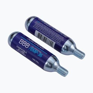Plynové kartuše pro pumpičku na kolo BBB Co2 AirTank 16g 10 ks silver