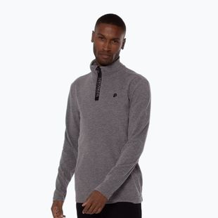 Pánská fleecová mikina Protest Perfectym 1/4 Zip Active dark grey melee