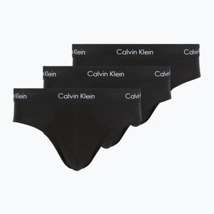 Pánské slipy Calvin Klein 0000U2661G Hip Brief 3 páry black body