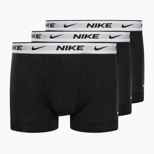 Pánské boxerky Nike Everyday Cotton Stretch Trunk 3Pk UB1 black/white wb