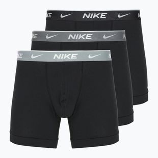 Pánské boxerky Nike Everyday Cotton Stretch 3 páry bi/iron grey/clear grey high shine textured wb