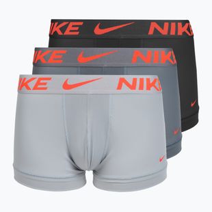 Pánské boxerky Nike Dri-Fit Essential Micro Trunk 3 pairs grey