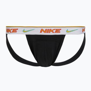 Pánské boxerky Nike Cotton Stretch Jock Strap Steel Grey