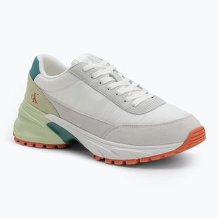 Pánské boty Calvin Klein YM0YM01292 Hike Runner Casual Ny-Su Bright White/Wild Green/Tigerilily