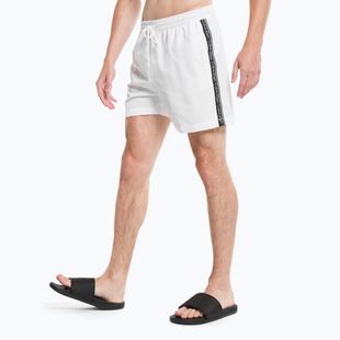 Pánské plavecké šortky Calvin Klein Medium Drawstring white